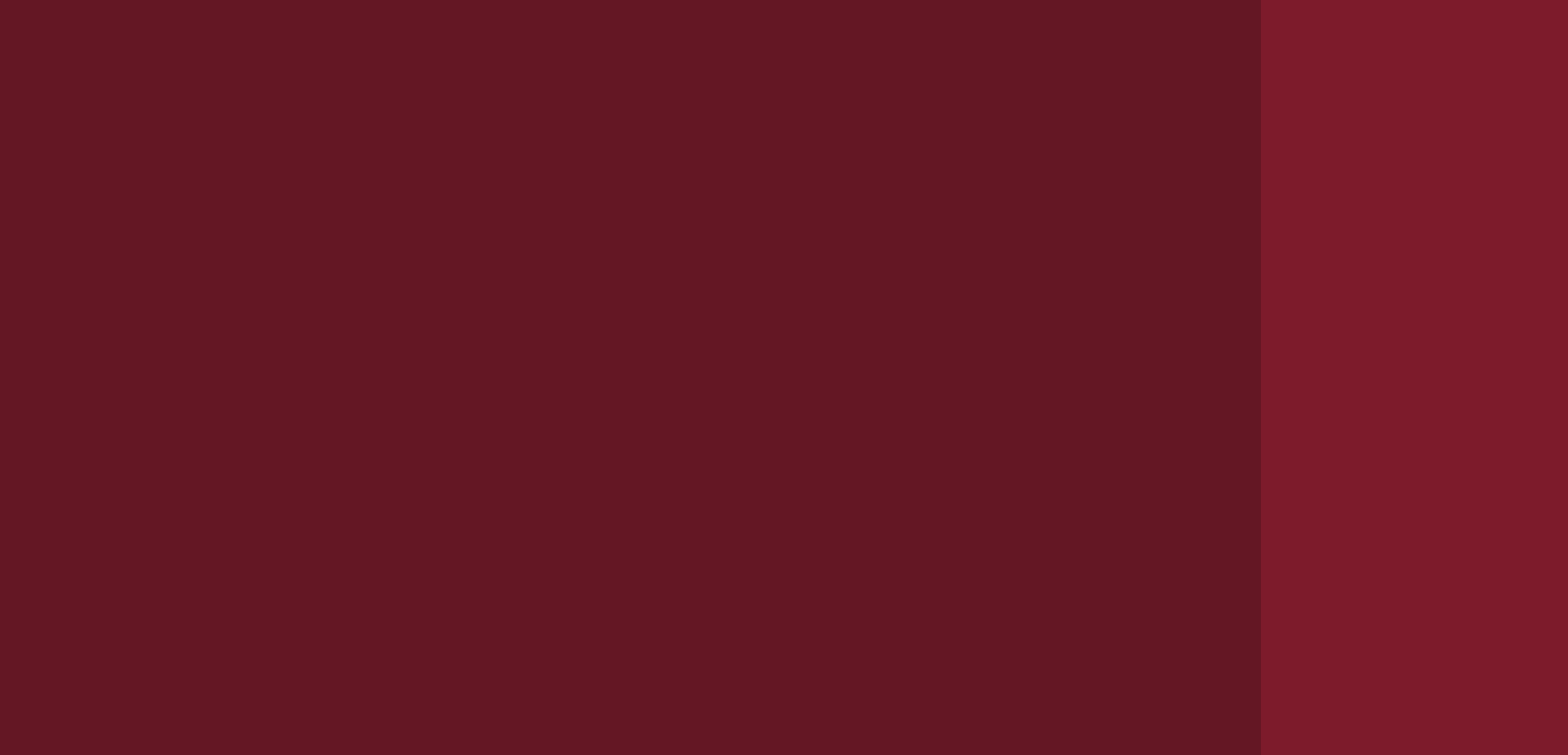 Vertical maroon and dark red split