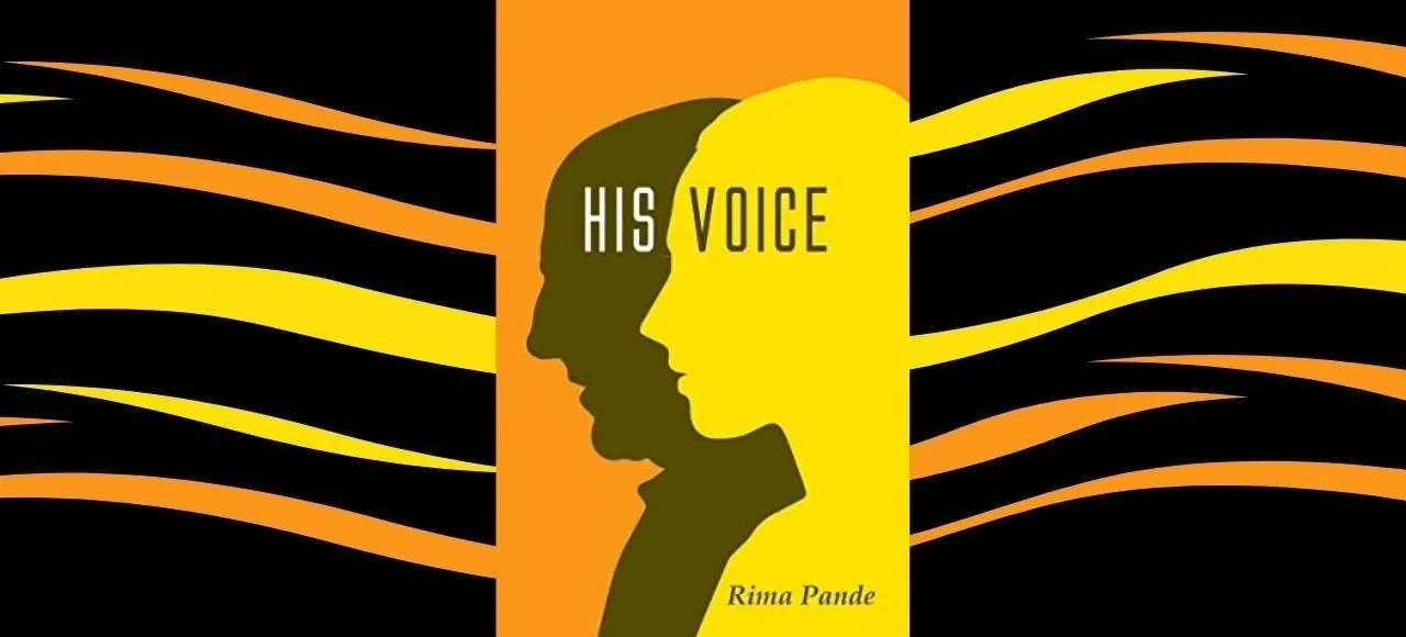 Yellow and black silhouette book cover design
