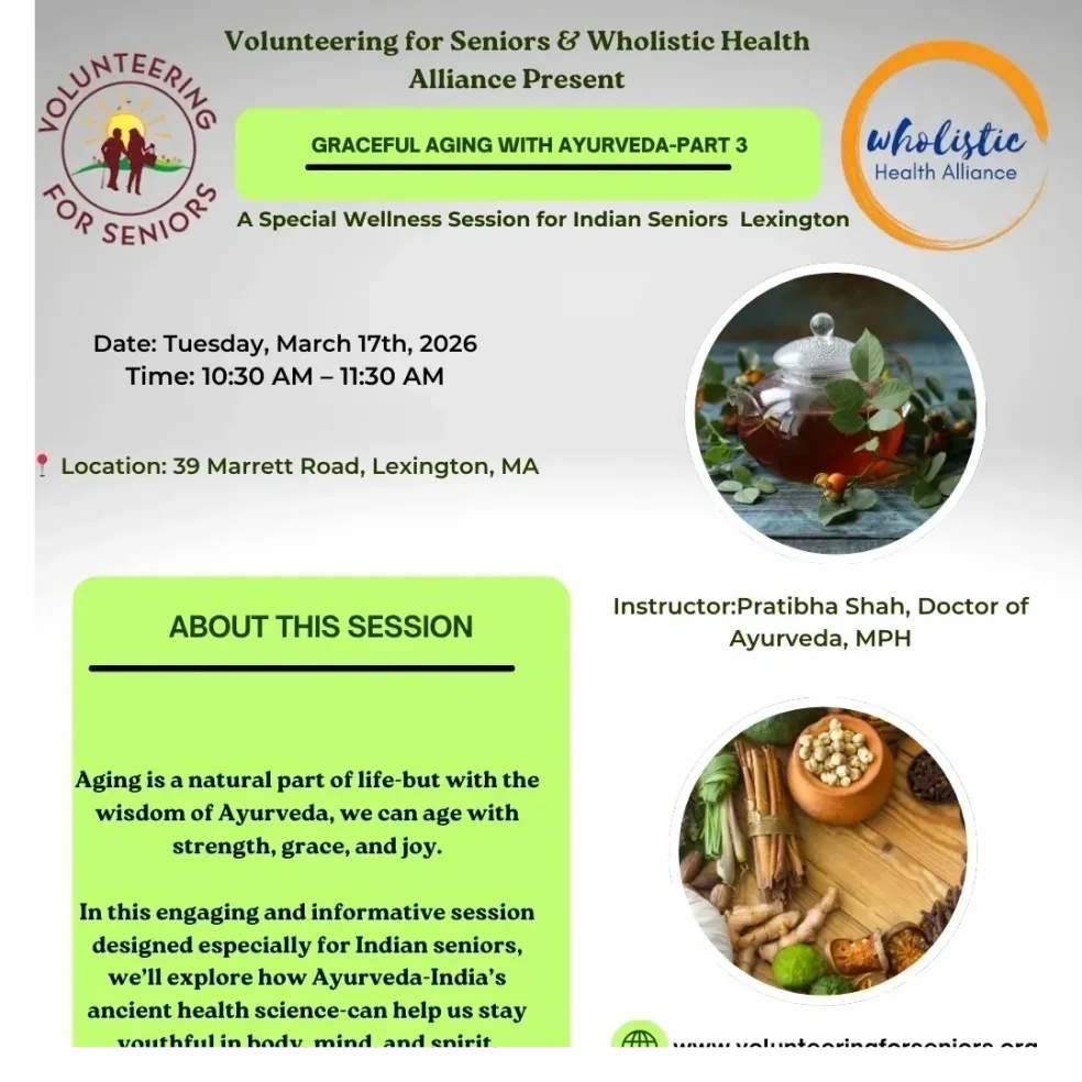 Informative session on Ayurveda benefits for seniors