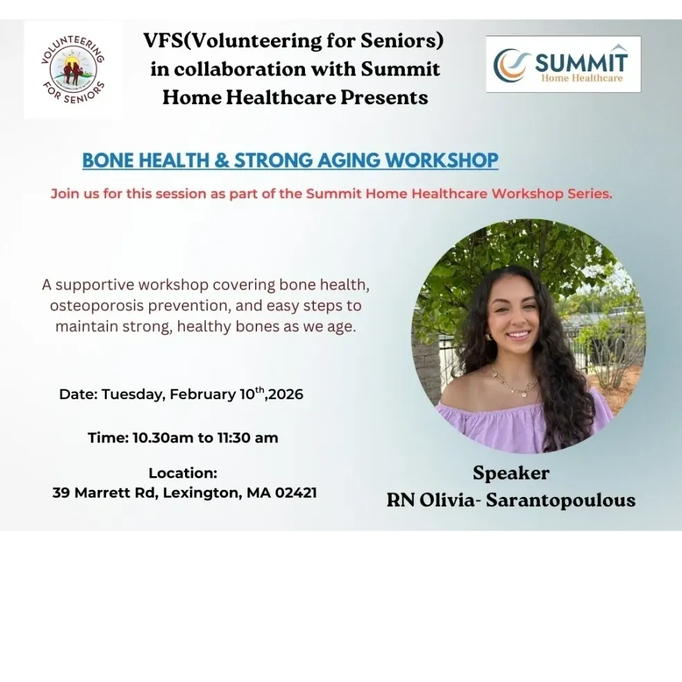 Healthcare workshop with speaker Olivia Sarantopoulous