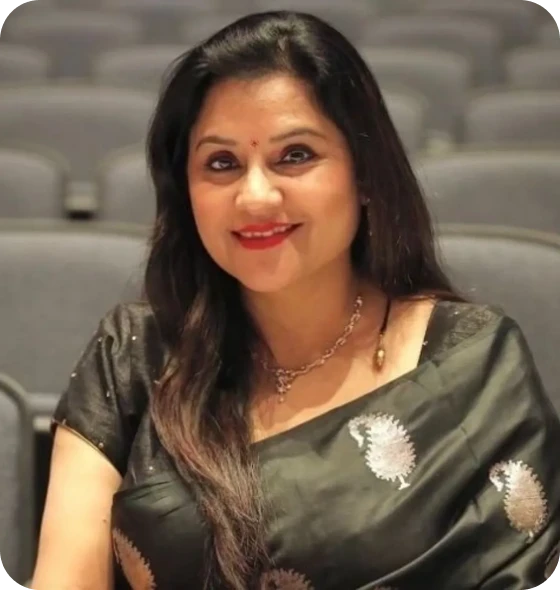 Elegant lady wearing traditional attire