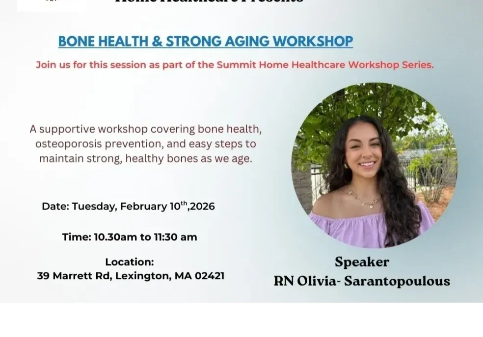 Healthcare workshop with speaker Olivia Sarantopoulous